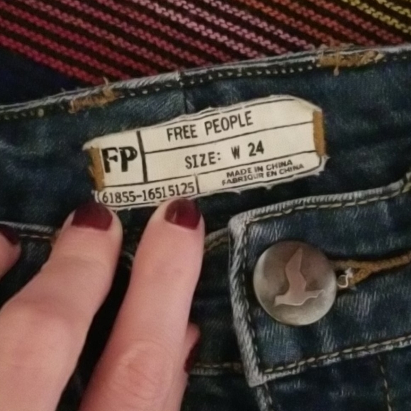 Free People Classic Blue Jean Shorts - Picture 13 of 13